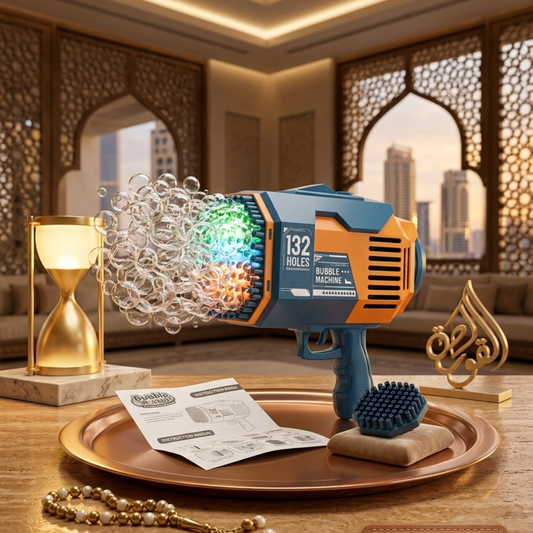 مسدس الفقاعات الصاروخي 132 فتحة TA-44706 أخضر