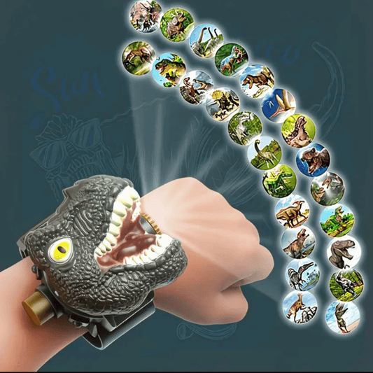 2-in-1 Prehistoric Explorer Dino Projector Wristwatch