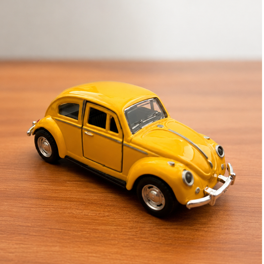 RC Car 1:38 Scale Die-Cast Metal car Yellow
