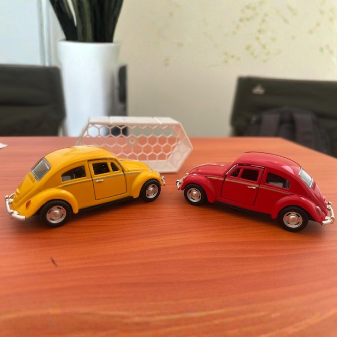 RC Car 1:38 Scale Die-Cast Metal car Yellow
