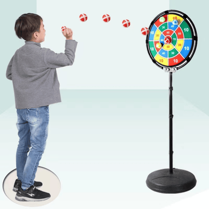 1.7M 2-in-1 cloth darts basketball stand (including 8 sticky balls)