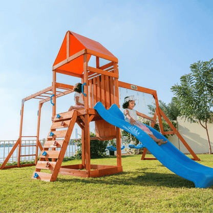 DYNAMIC SPORTS OLYMPIA WOODEN  SWINGSET