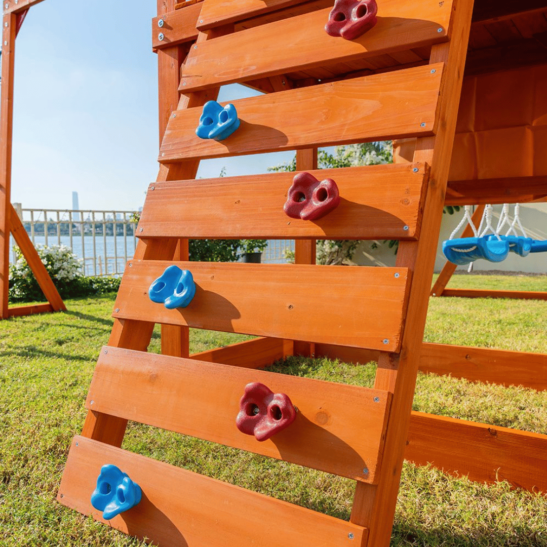 DYNAMIC SPORTS OLYMPIA WOODEN  SWINGSET