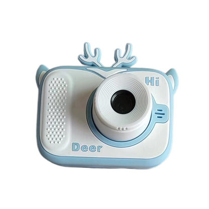Childrens camera Kids camera 12MP - HD 1920*1080P-WHITE