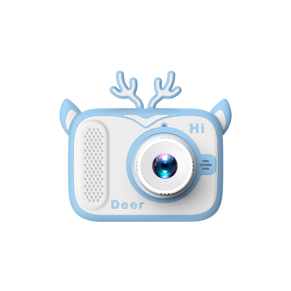 Childrens camera Kids camera 12MP - HD 1920*1080P-WHITE