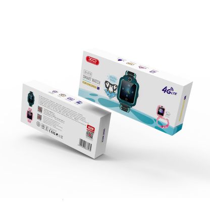 XO Kids Smart Watch 4G VEDIO CALL with Camera - GREEN - ybrid Smart WatchPhone; GPS; Tracking, 4G; video call; MP3 Player; Wireless Audio, SOS