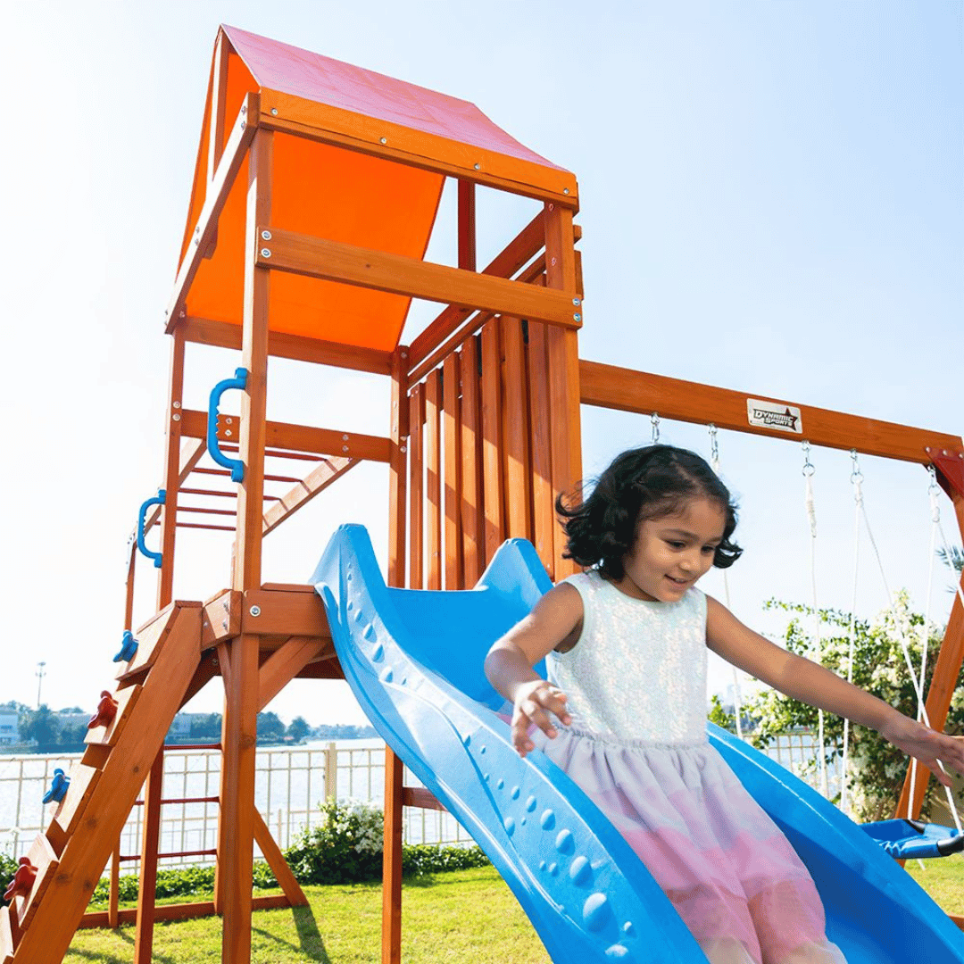 DYNAMIC SPORTS OLYMPIA WOODEN  SWINGSET