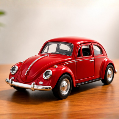 RC Car 1:38 Scale Die-Cast Metal car Red