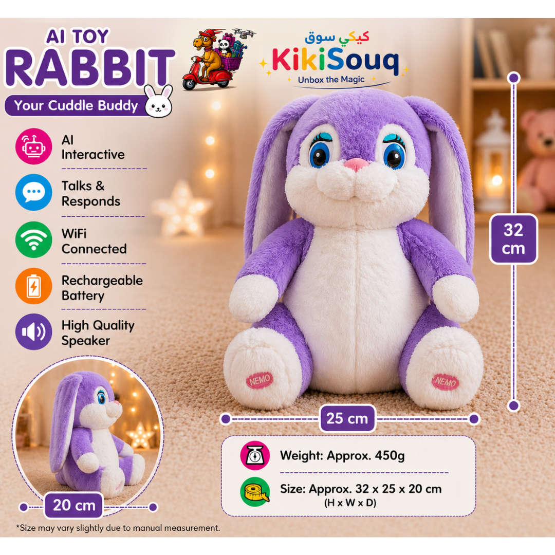 AI Purple Rabbit🐰💜- Smart Talking Companion