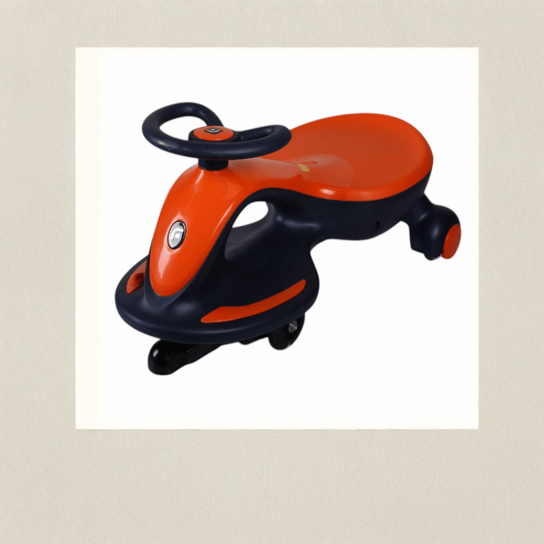 RIDE ON ELECTRIC SWING CAR ORANGE+BLUE