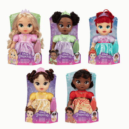 DPRINCESS DELUXE  BABY DOLL 12IN
