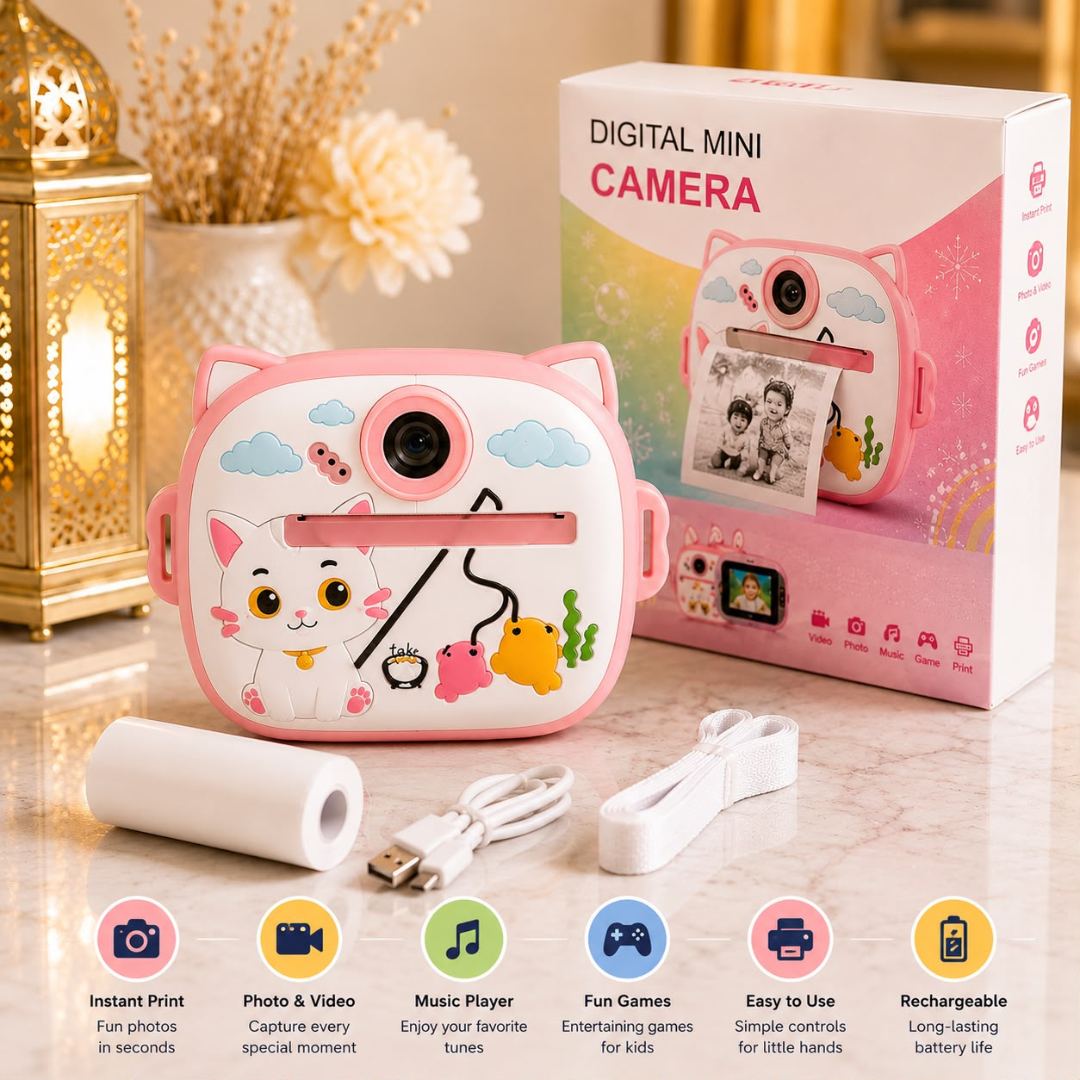 Kids Click-Clack Digital Camera pink