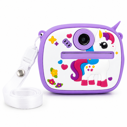 Kids Click-Clack Digital Camera Unicorn Purple