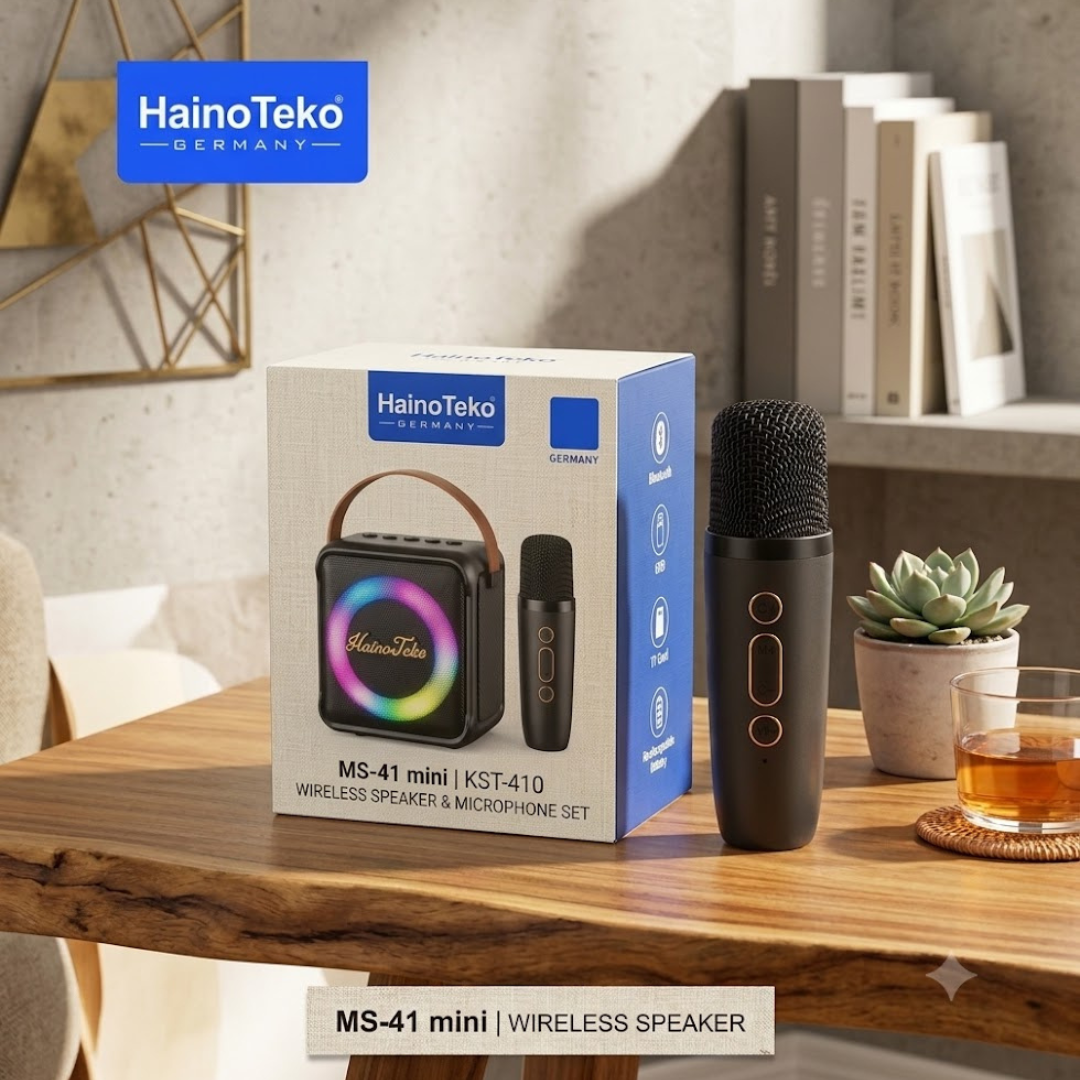 Haino Teko MS-41 mini Wireless Speaker with Microphone Set