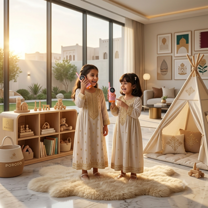 Porodo kids dual lcd walkie talkie 4380/4458