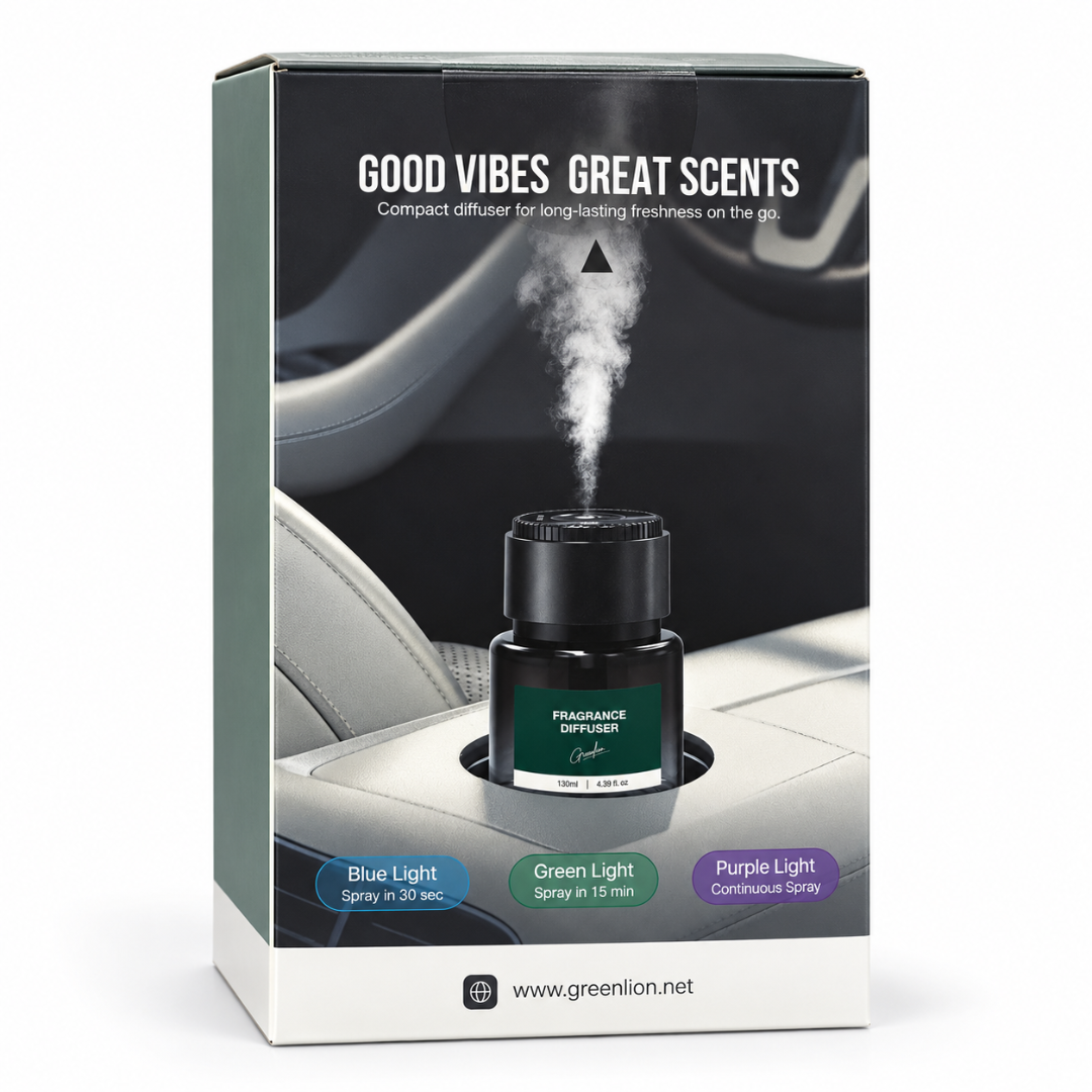 PEREMIUM GREEN LION CAR FRAGRANCE DIFFUSER