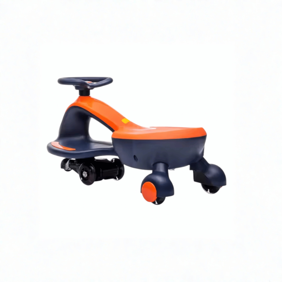 RIDE ON ELECTRIC SWING CAR ORANGE+BLUE