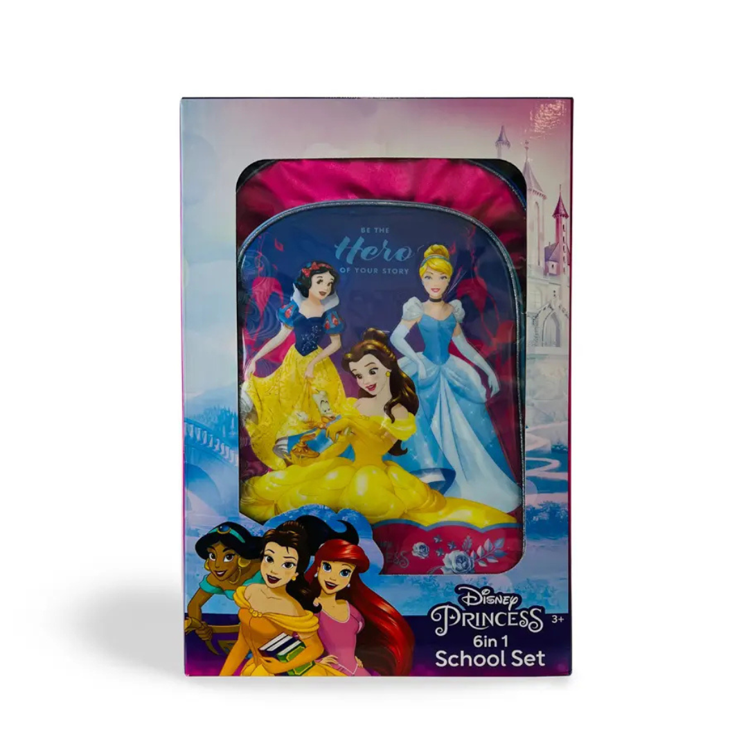Disney Princess 6-in-1 School Set.