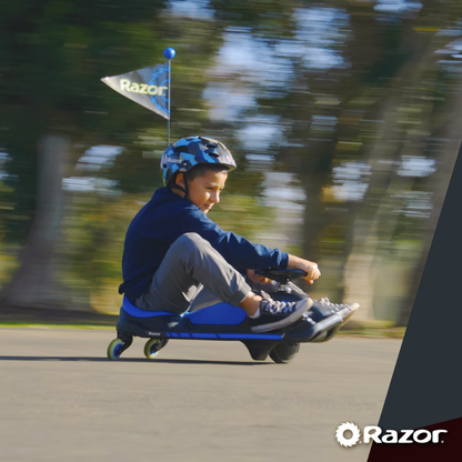 Razor Crazy Cart Shift Blue 13Kmh 6+