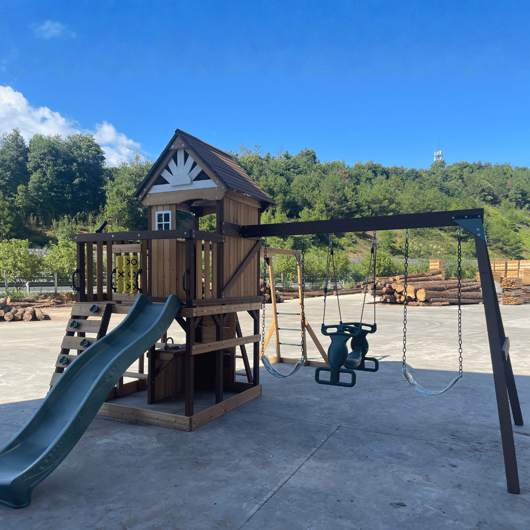 DYNAMIC SPORTS ARABIAN IBEX WOODEN SWING SET