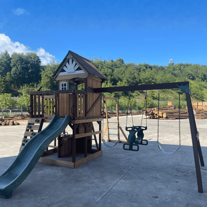 DYNAMIC SPORTS ARABIAN IBEX WOODEN SWING SET