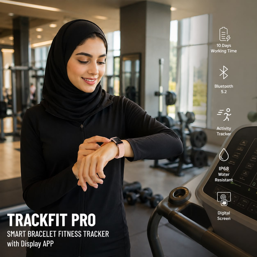 Porodo TrackFit Pro Smart Fitness Bracelet