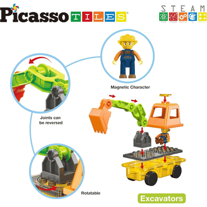 PICASSO MAGNETIC CAR BASE 2IN1 16PCS