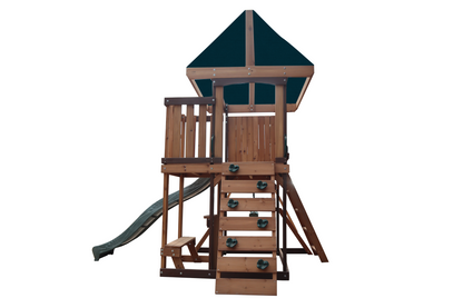 MOUNTPEAK - LOGAN SWING SET & PLAYHOUSE WITH BALCONY