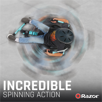 Razor Crazy Cart Shuffle Blk Teal 4+