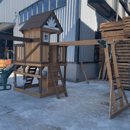 DYNAMIC SPORTS ARABIAN IBEX WOODEN SWING SET
