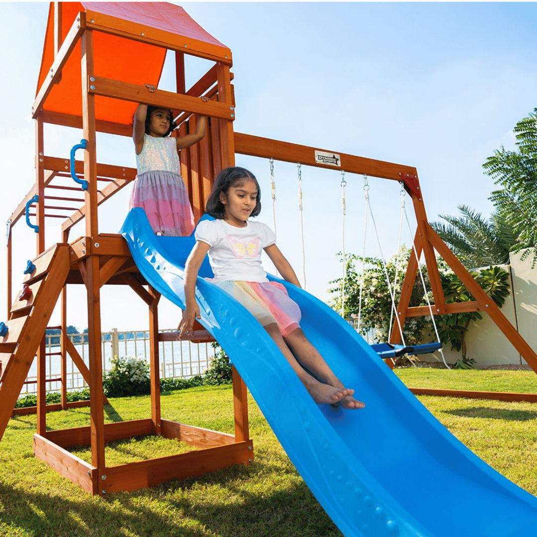 DYNAMIC SPORTS OLYMPIA WOODEN  SWINGSET