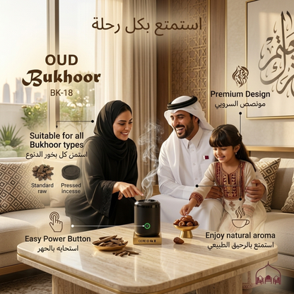 Oud Bukhoor BK-18 Electric Incense Burner