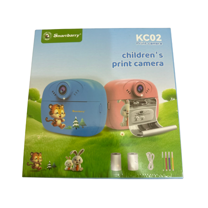 SMARTBERRY KC02 Kids Instant Print Camera pink