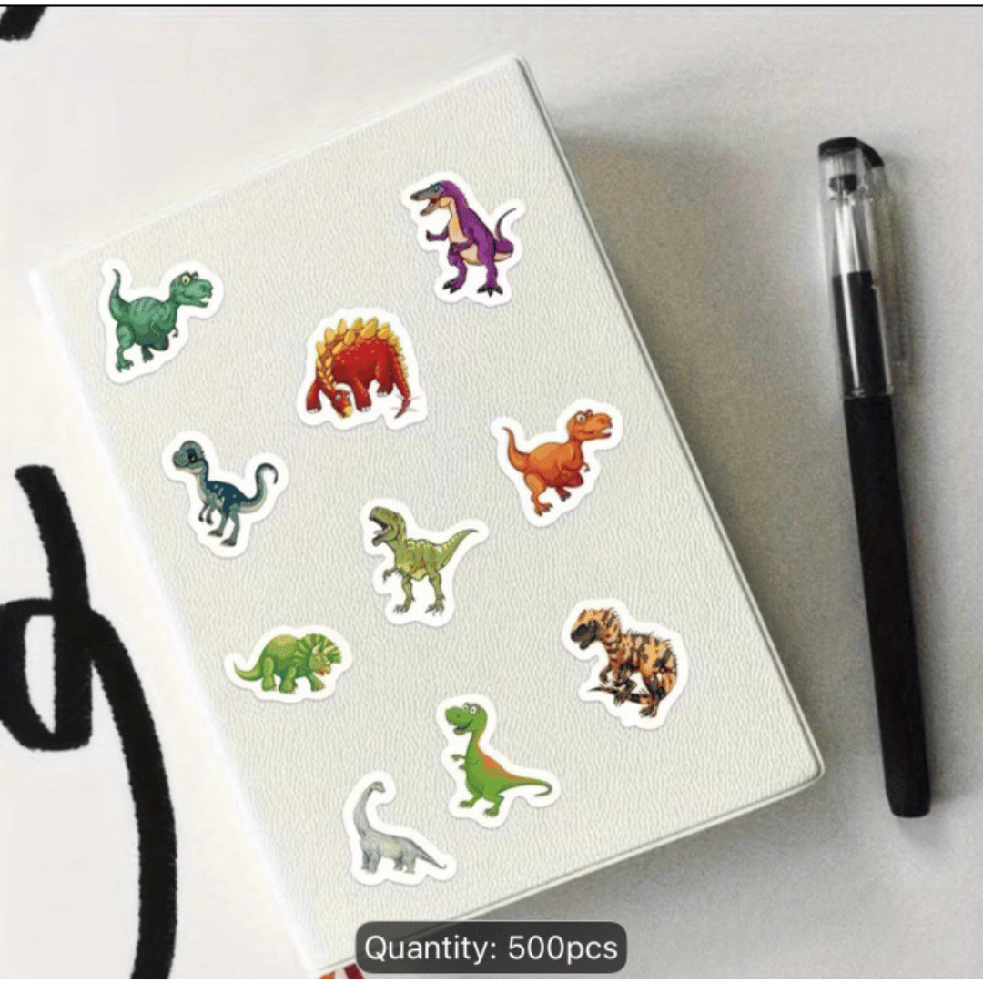 Dinosaur Stickers Roll – Kids Reward & Decoration Stickers1/ 500 pcs
