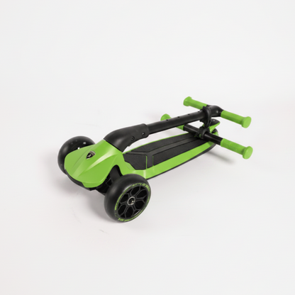 LAMBORGHINI 3-WHEEL KIDS SCOOTER WITH ADJUT HEIGHT-GREEN