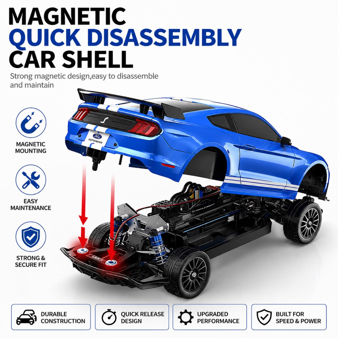 MJX Hyper GO (10306) 1/10 Ford Mustang Shelby GT500 RTR