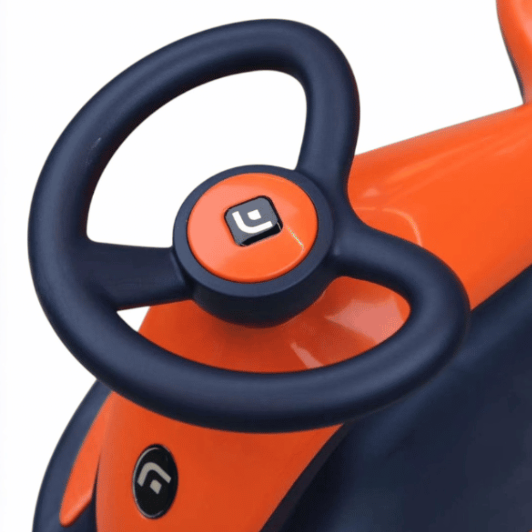 RIDE ON ELECTRIC SWING CAR ORANGE+BLUE