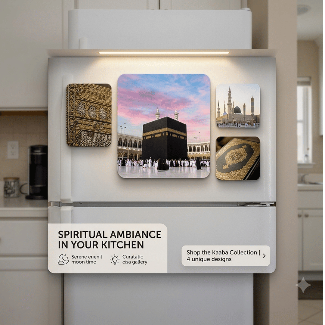 Premium Digital Quran Audio Player & Magnetic Acrylic Plaque