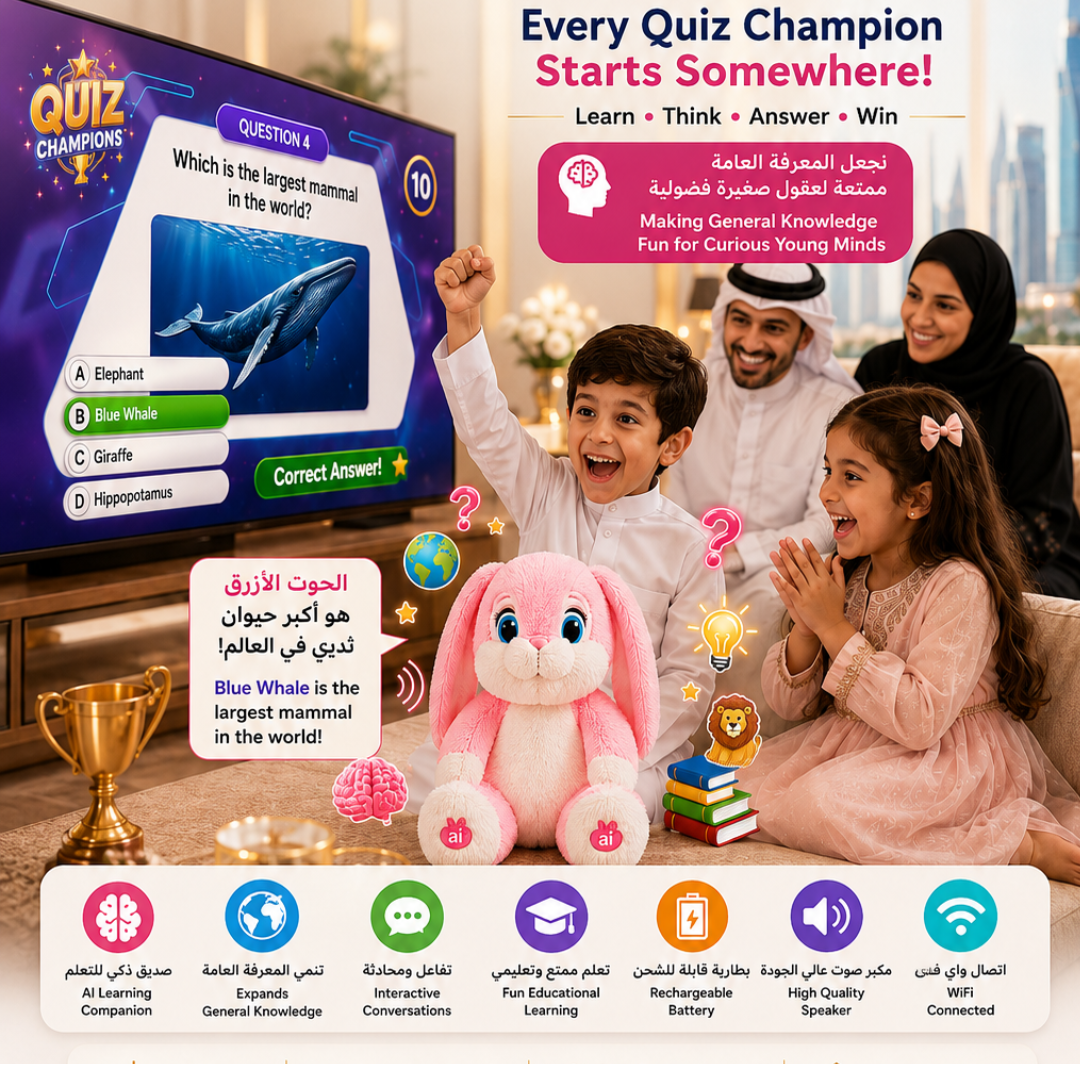 AI Pink Nemo Rabbit 🐰💖- Smart Talking Companion