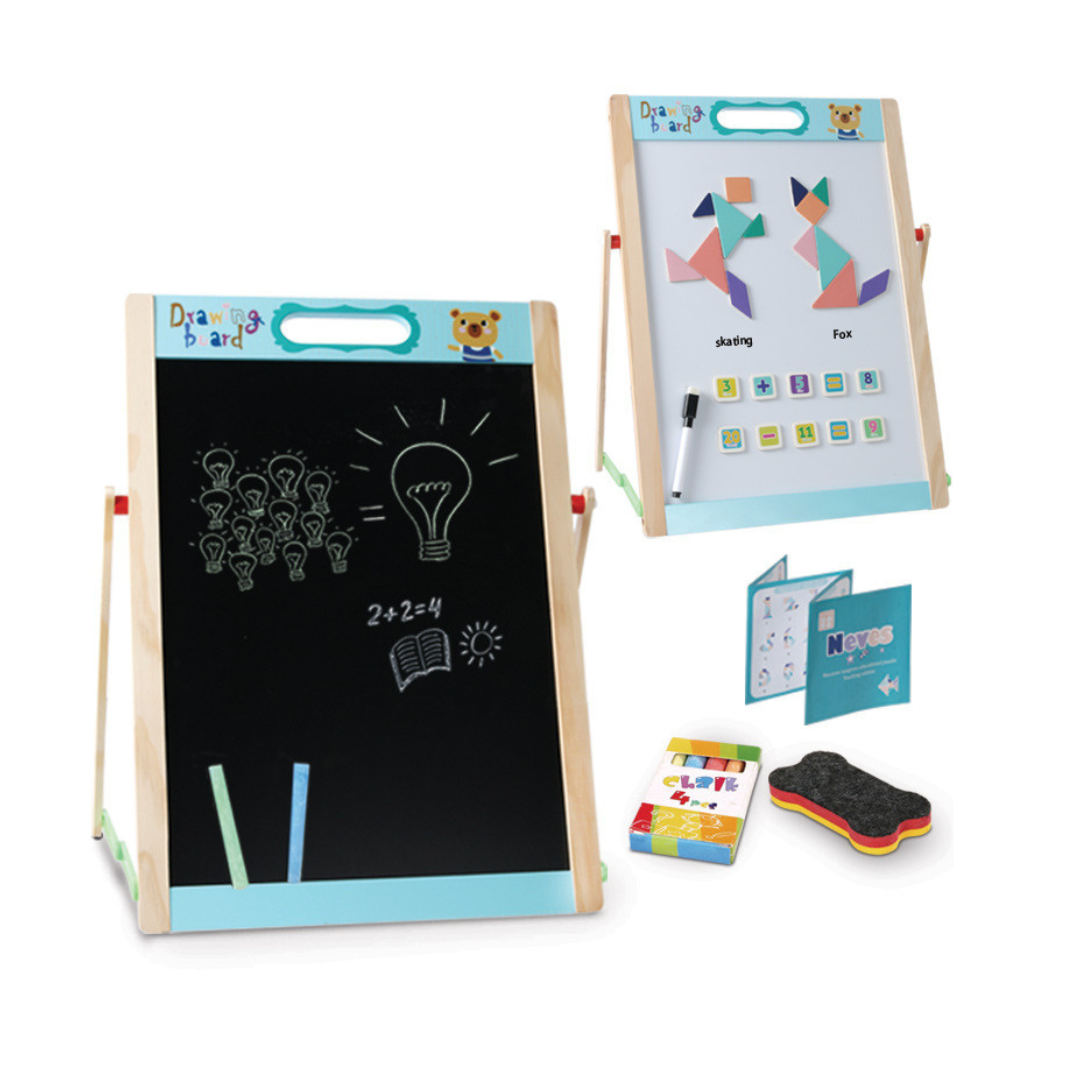 Drawing Board with Tangram Puzzle