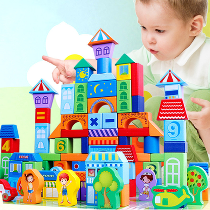 Beilaluna Town Building Blocks ABC
