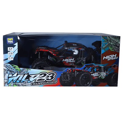 SAM TOYS - WILD 23 CHAMPIONSSHIP 1:12 RC CAR (2.4GHZ)RED