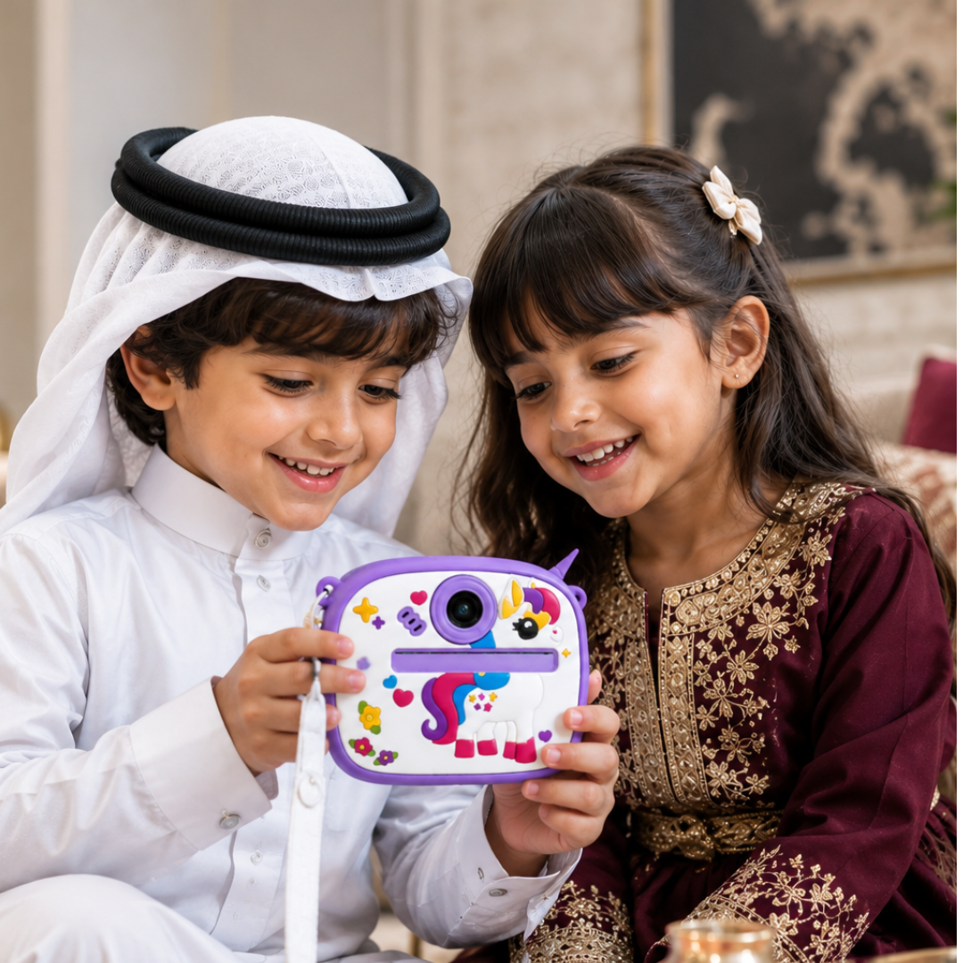 Kids Click-Clack Digital Camera Unicorn Purple
