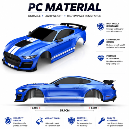 MJX Hyper GO (10306) 1/10 Ford Mustang Shelby GT500 RTR