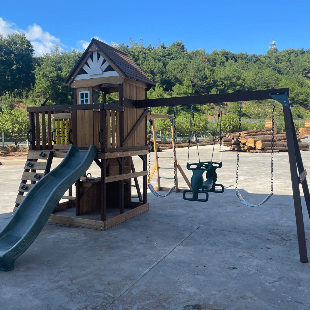 DYNAMIC SPORTS ARABIAN IBEX WOODEN SWING SET