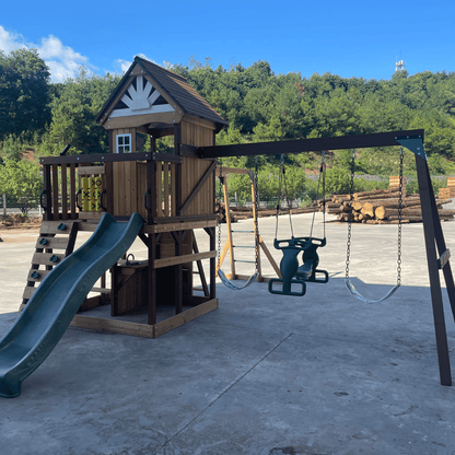 DYNAMIC SPORTS ARABIAN IBEX WOODEN SWING SET