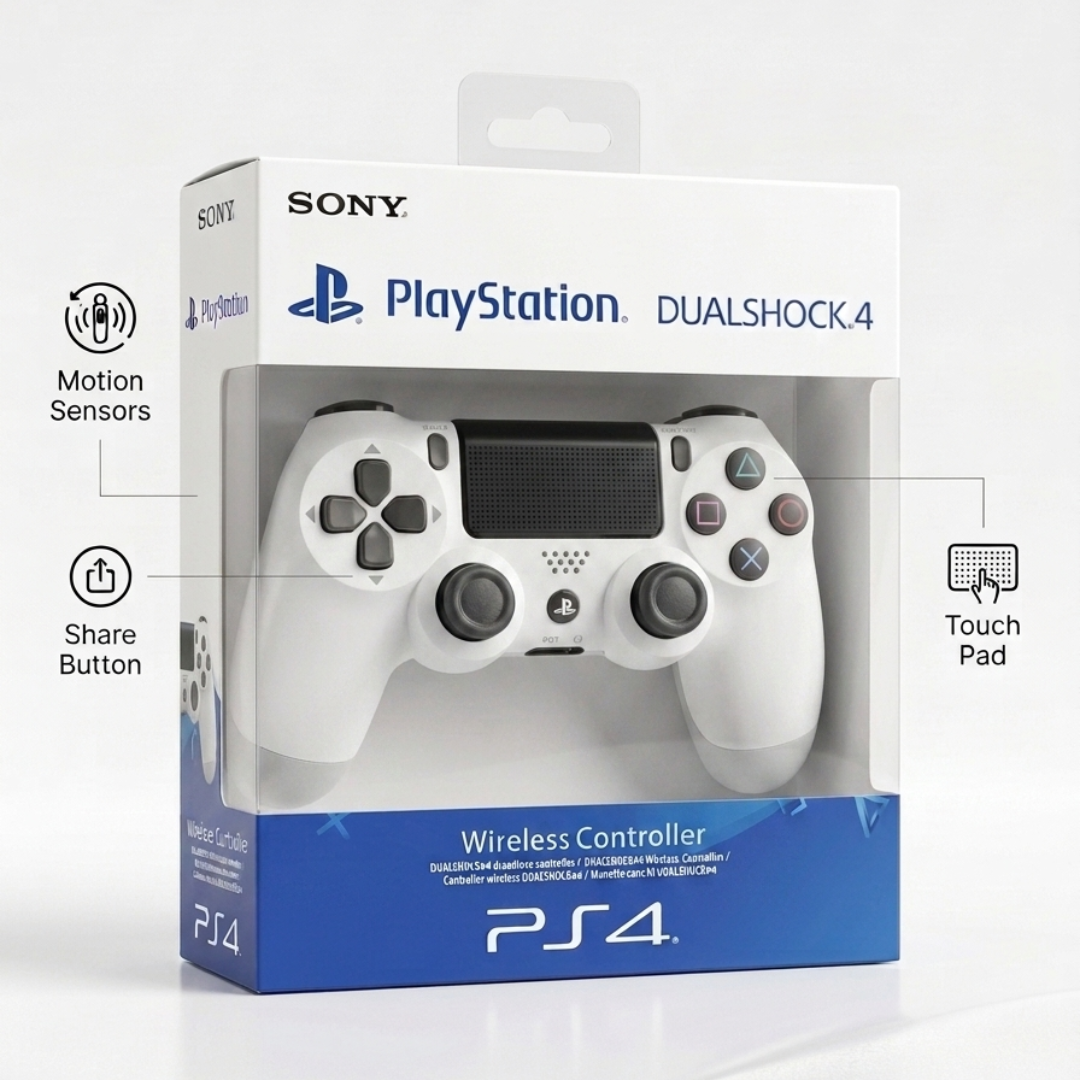 PS4 JOYSTICK WHITE
