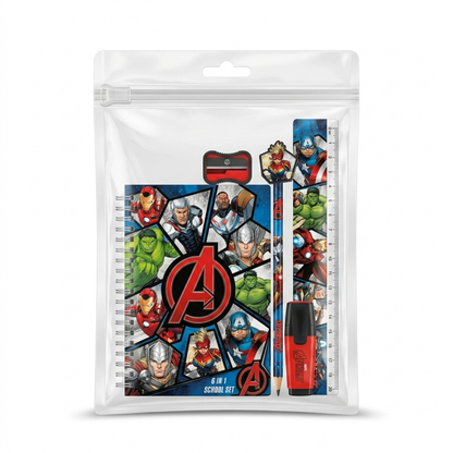 Marvel Avengers 6-in-1 School Set