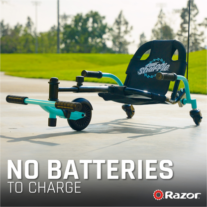 Razor Crazy Cart Shuffle Blk Teal 4+