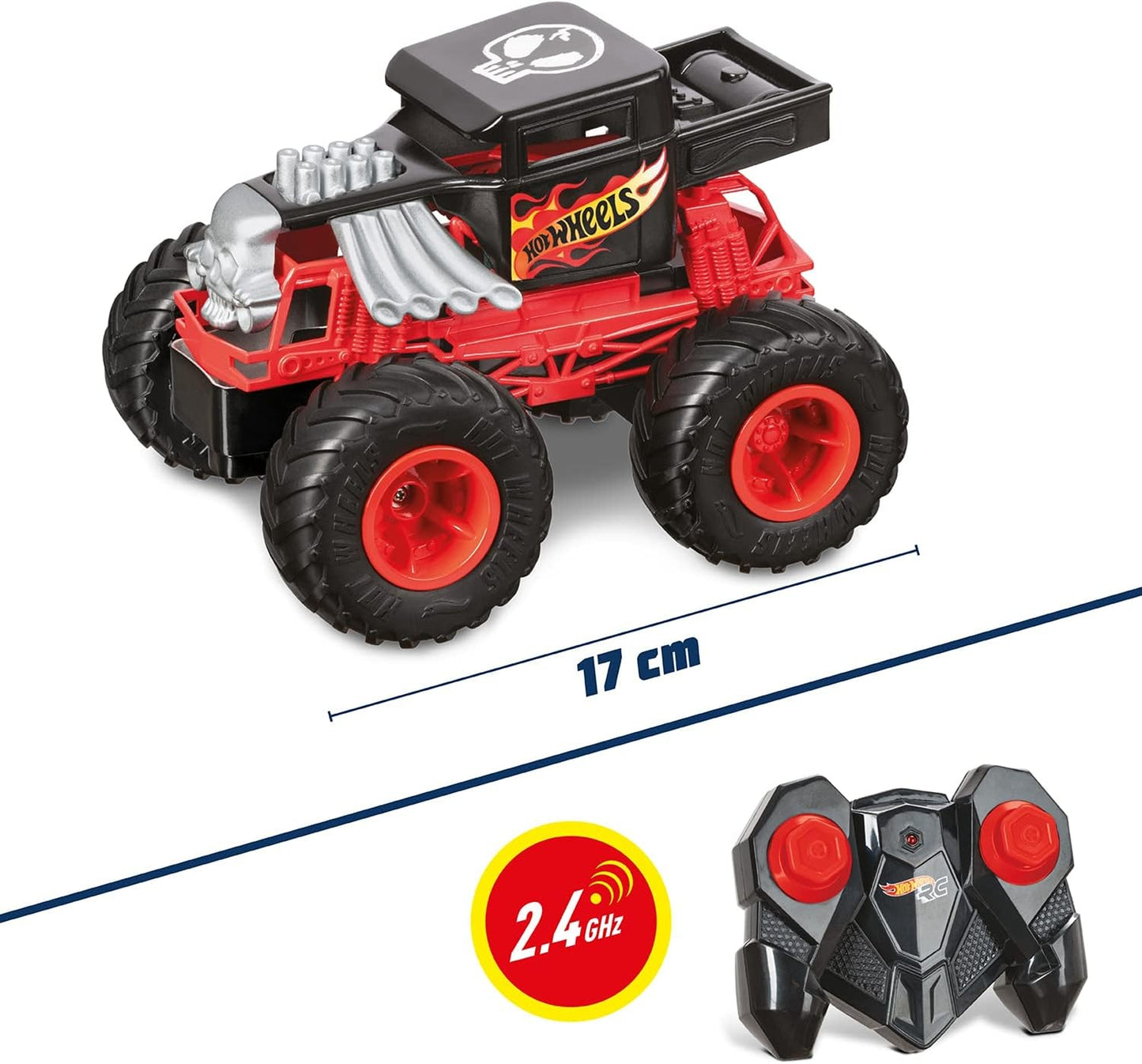 HOTWHEELS RC M.TRUCK BONE SHAKER BO
